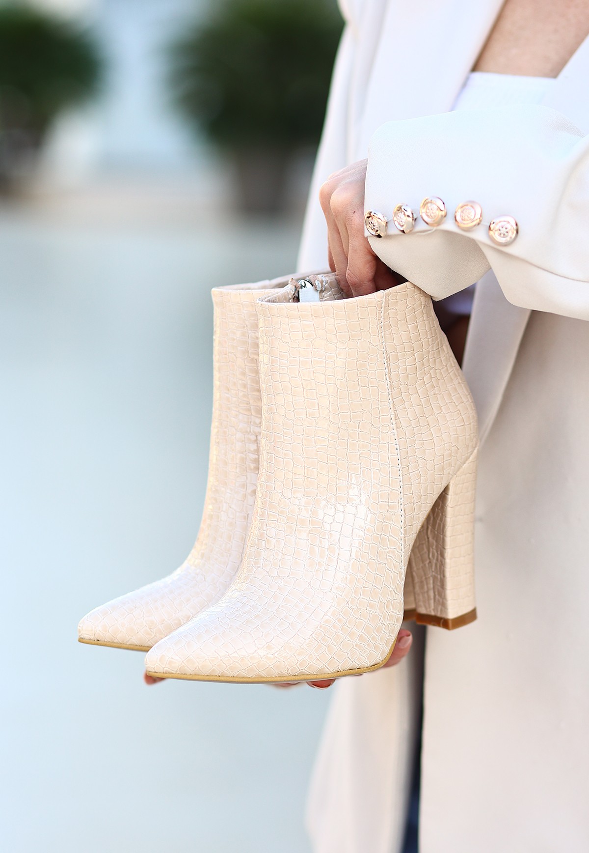 Ten Rugan Desenli Topuklu Bot Ten Rugan Desenli Topuklu Bot TEN RUGAN