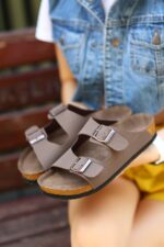 Kahverengi Nubuk Terlik Kahverengi