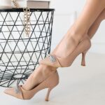 Jexi Nude Cilt Topuklu Ayakkabı Nude