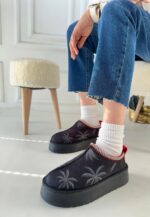 Siyah Süet Bot Siyah