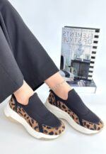 Kendy Leopar Nubuk Spor Ayakkabı Siyah5