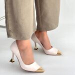 Artem Bej Rugan Topuklu Ayakkabı Bej