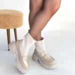 Wanye Bej Cilt Cilt Streçli Bot Bej